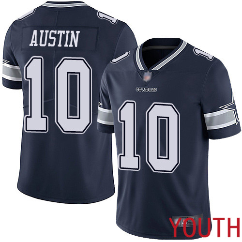 Youth Dallas Cowboys Limited Navy Blue Tavon Austin Home 10 Vapor Untouchable NFL Jersey